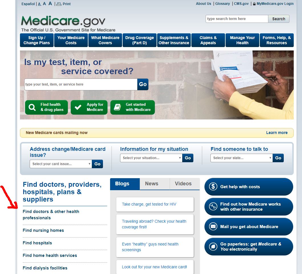 finding medicare providers